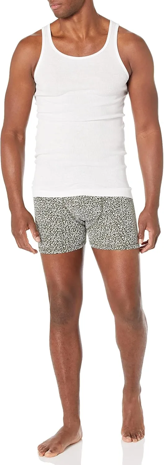 Amazon Essentials Men's Lightweight Tank Undershirts, Pack of 6
