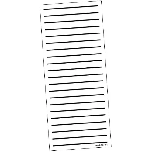 Bold Line Low Vision Shopping List- Pad of 100