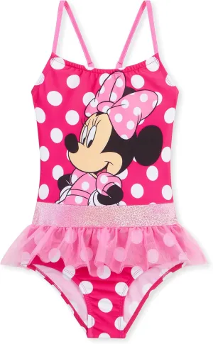 Disney Girls One Piece Swimsuit Comfortable Stretchy Swimsuit - Girls Gifts