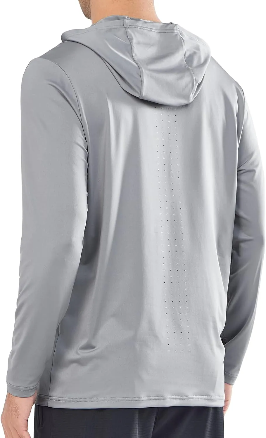 NORTHYARD Men's UPF 50  Long Sleeve Hoodie Shirts Sun Protection Fishing Swim Lightweight Quick Dry Workout UV SPF Rash Guard