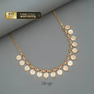 PP101884  - Premium Quality Gold tone Kaashu Lakshmi Necklace